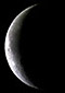 Mond am 13.10.01 - Mondalter 25,4 Tage - Webcammosaik mit 3" Zeiss Refraktor